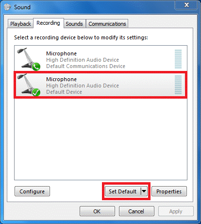 Hardware and Sound option in the control panel