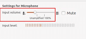 Modifiying the input volume