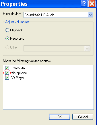 Проблемы с голосом в Windows XP